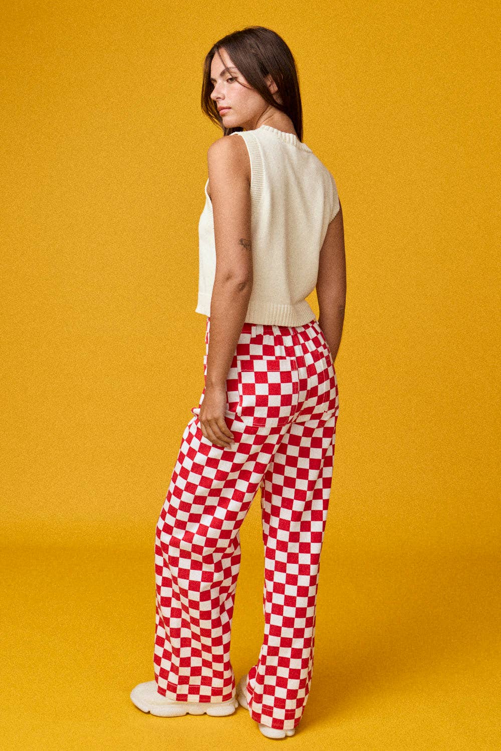 Red & White Checkered Pants!