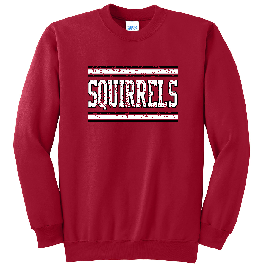 NEW! Squirrels Image on Red