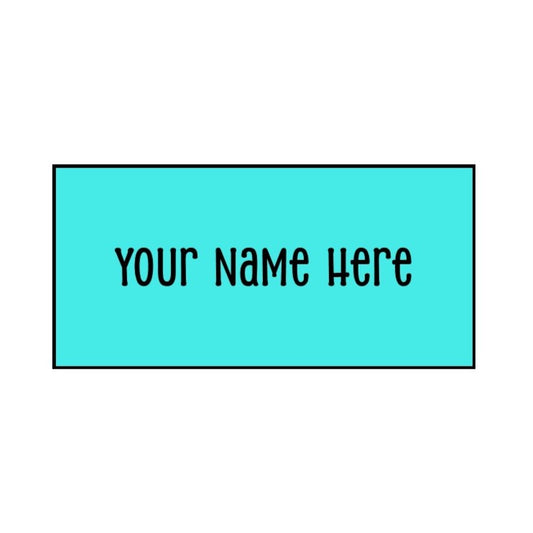 Custom Name & Personalization