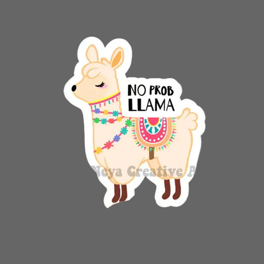 No prob Llama Sticker~
