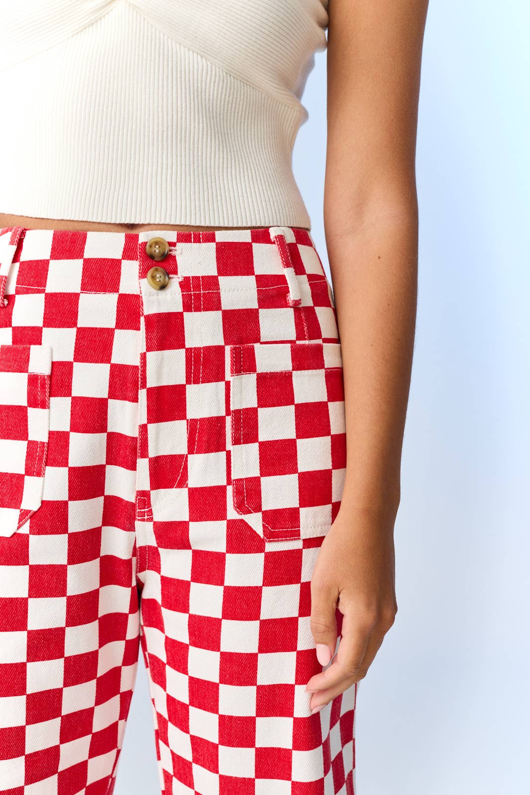 Red & White Checkered Pants!