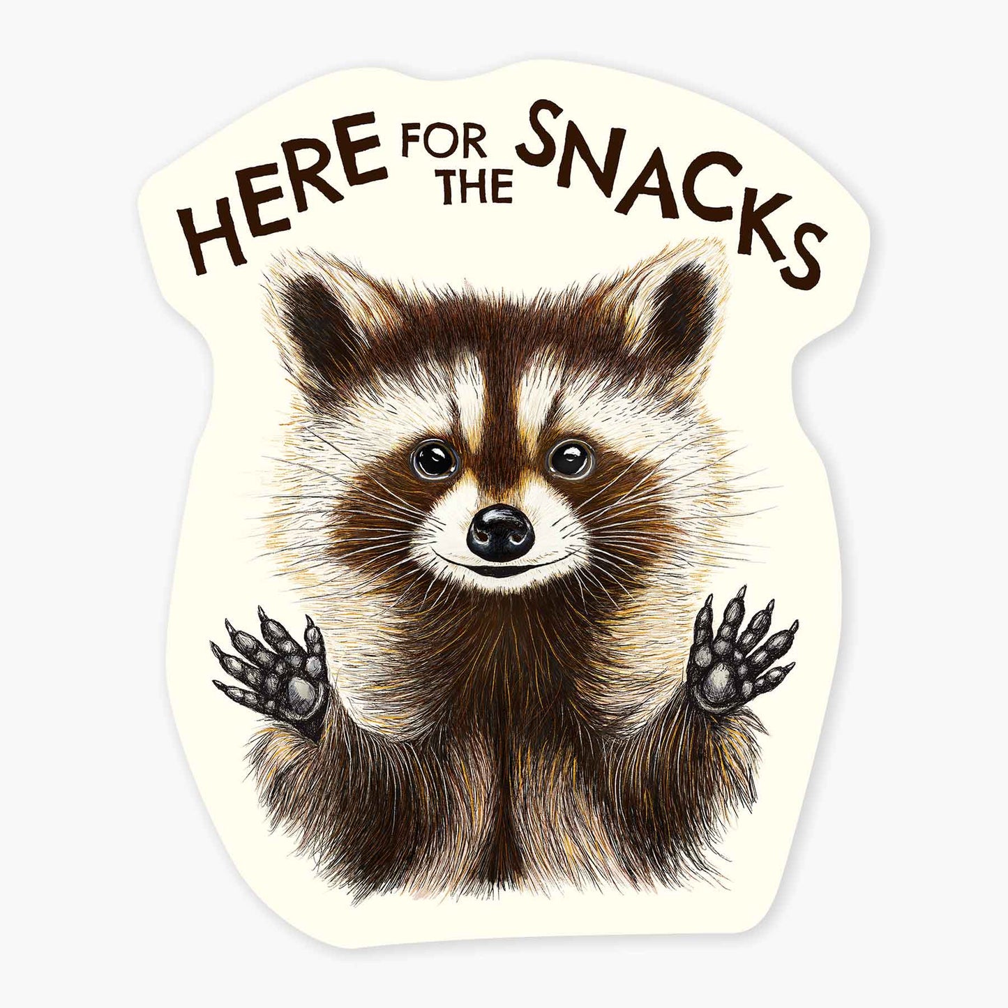 Snacks - 3" Art Sticker