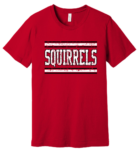 NEW! Squirrels Image on Red