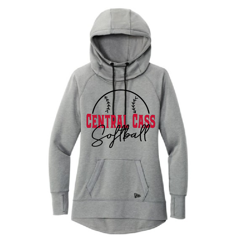 CC Softball / Baseball Women's Fleece Tri-Blend Pullover~