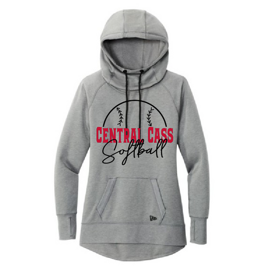 CC Softball / Baseball Women's Fleece Tri-Blend Pullover~