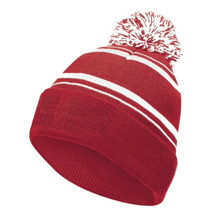 Central Cass Striped Beanie w/ Pom*