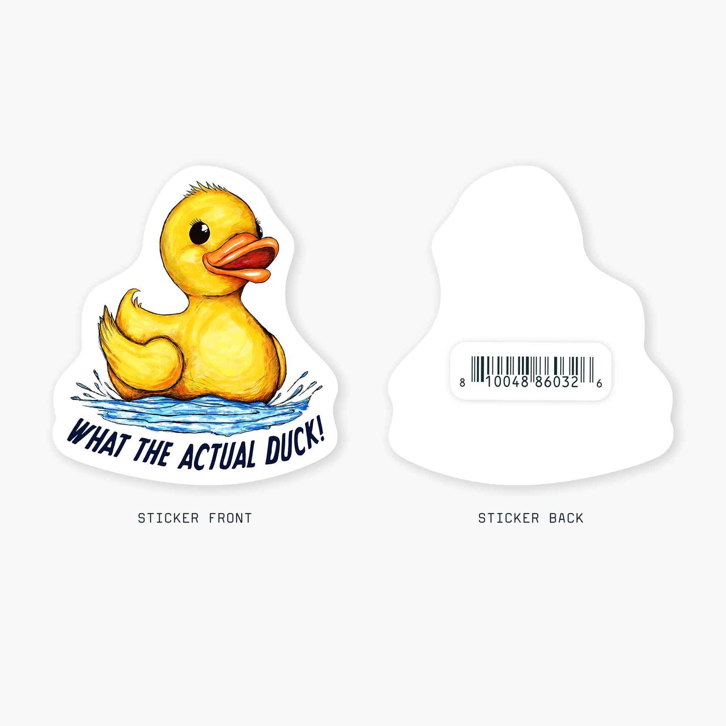 Duck - 3" Art Sticker
