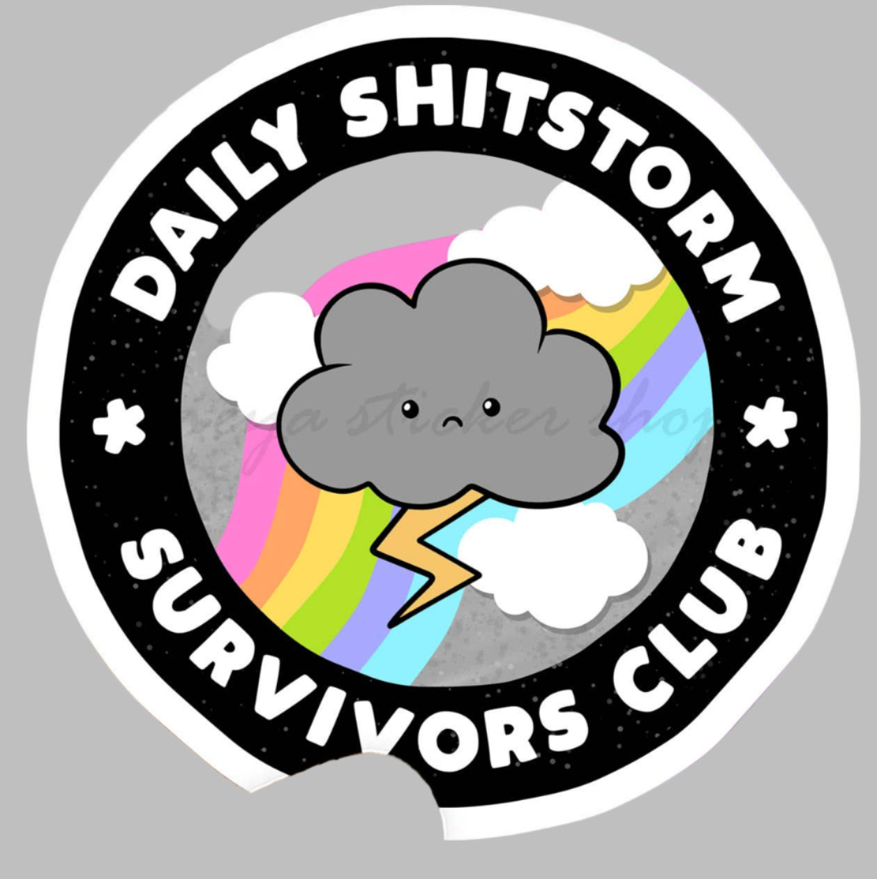 Shitstorm survivor - sticker