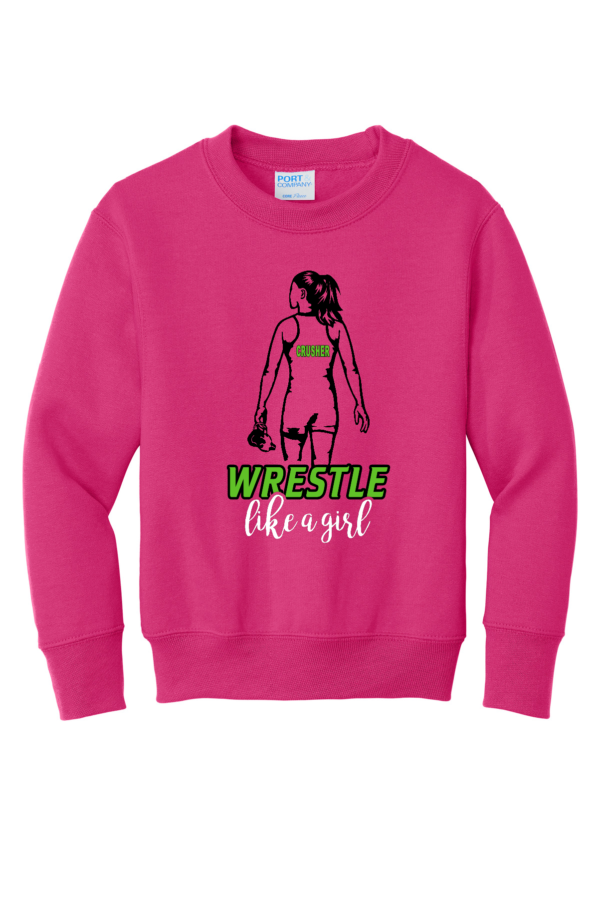 CRUSHERS - Girls Wrestling Crewnecks & Hoodies