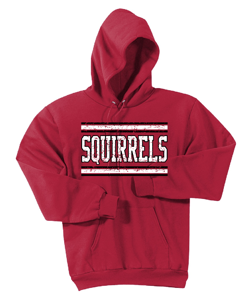 NEW! Squirrels Image on Red