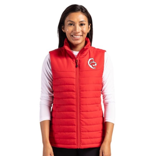 CC Ladies - Red Puffy Vest