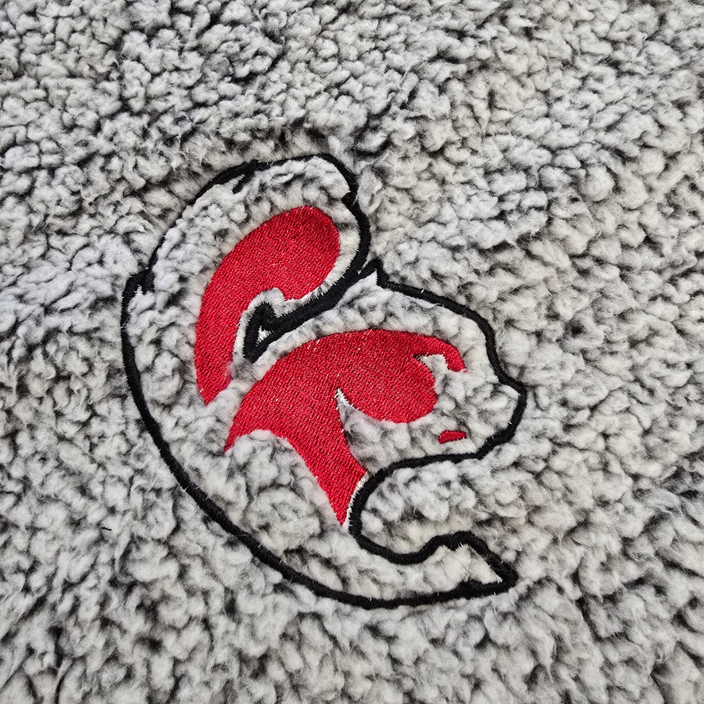 Cozy Fleece Squirrel Blanket